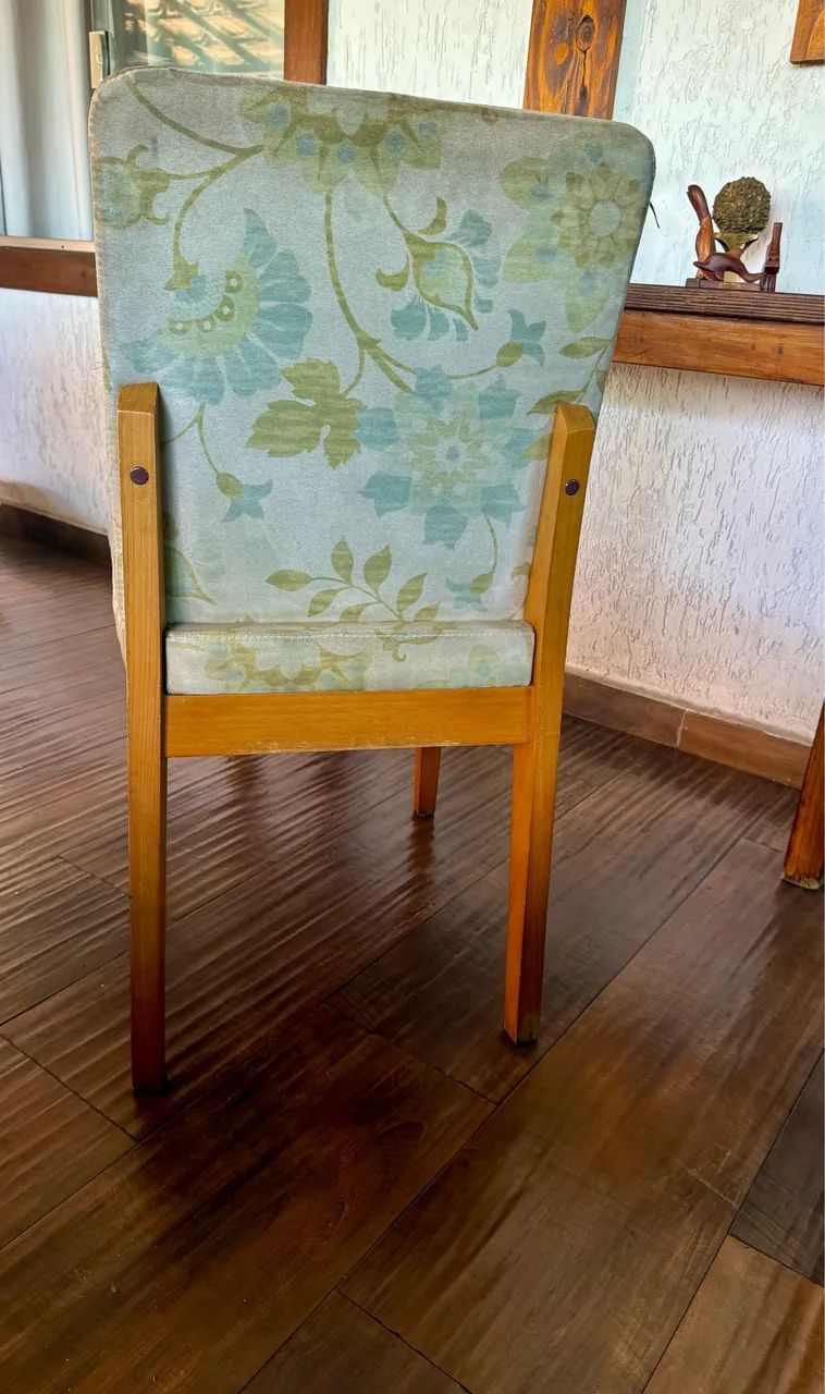 Cadeira madeira maciça - conjunto com 4 cadeiras NOVAS - Foto 4