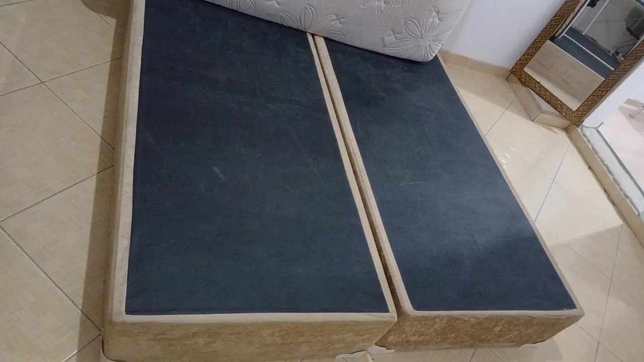  VENDO CAMA BOX QUEEN SIZE  > COLCHÃO + BASE - Foto 4