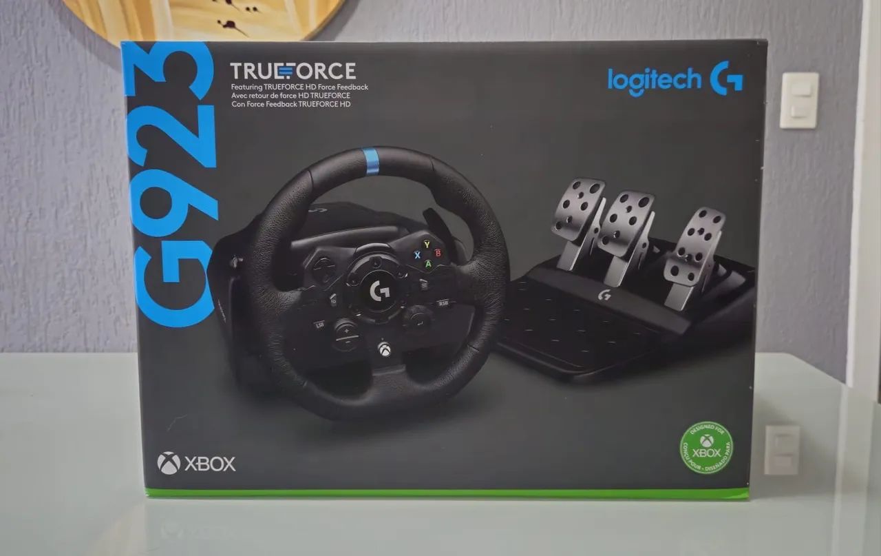 Volante Logitech G923 para XBOX XIS, ONE e PC - Foto 5