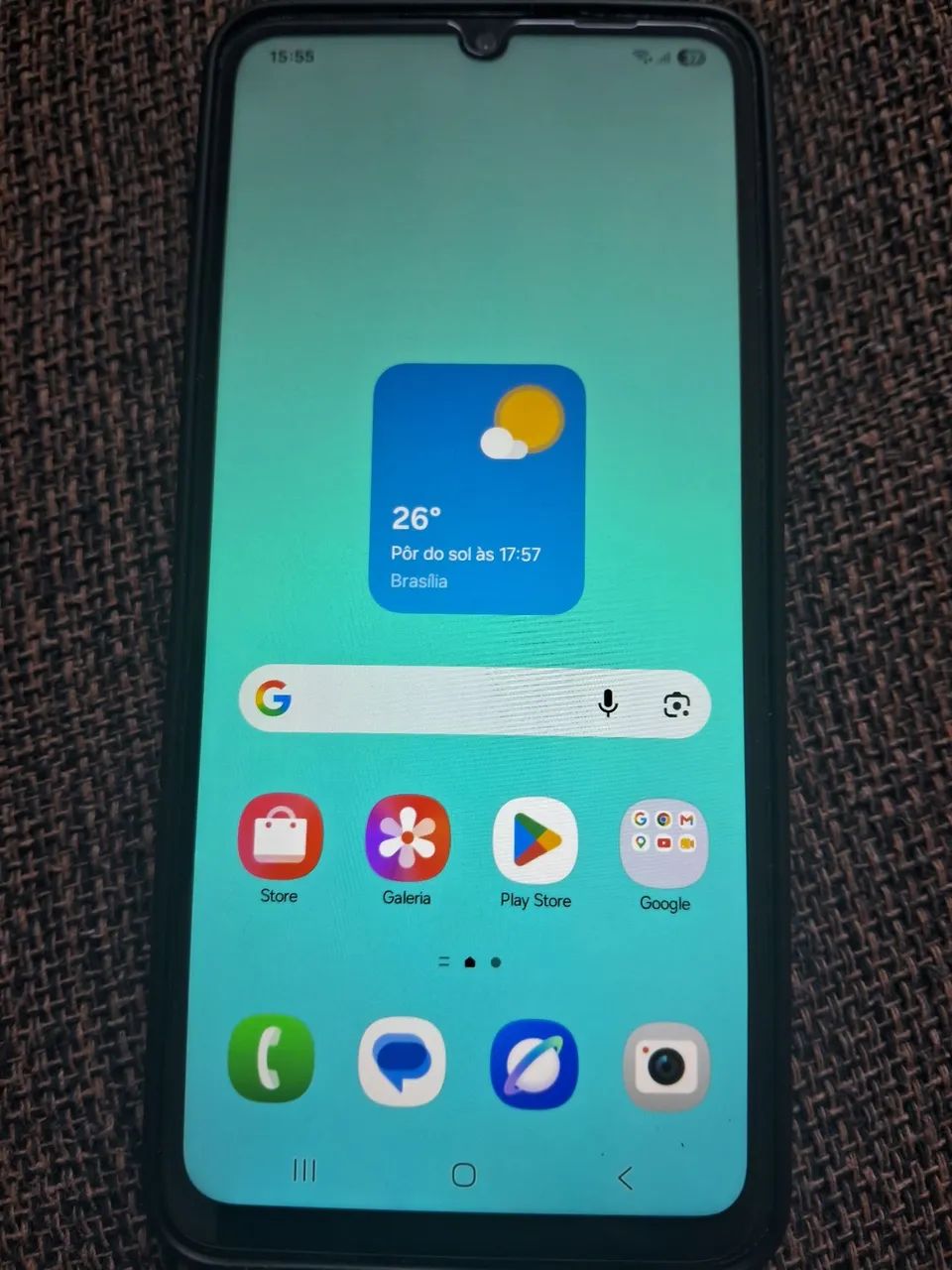 Samsung A05 com capinha e película 