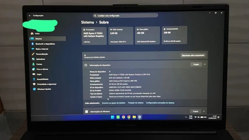 Notebook ASUS Vivobook Go E1504FA - Foto 2