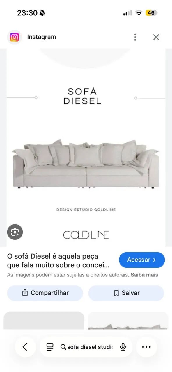 Sofá assinado 2,40 - Foto 2