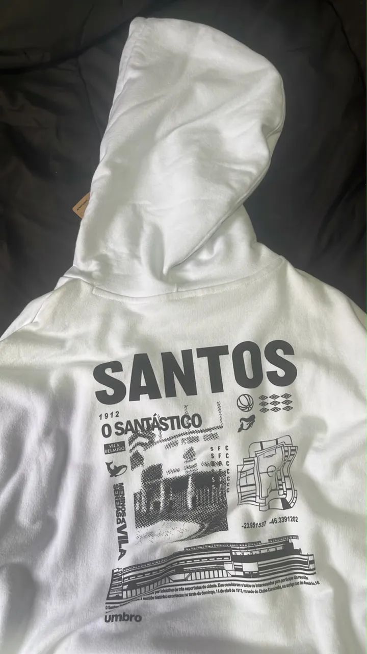 Blusão Umbro Santos GG 