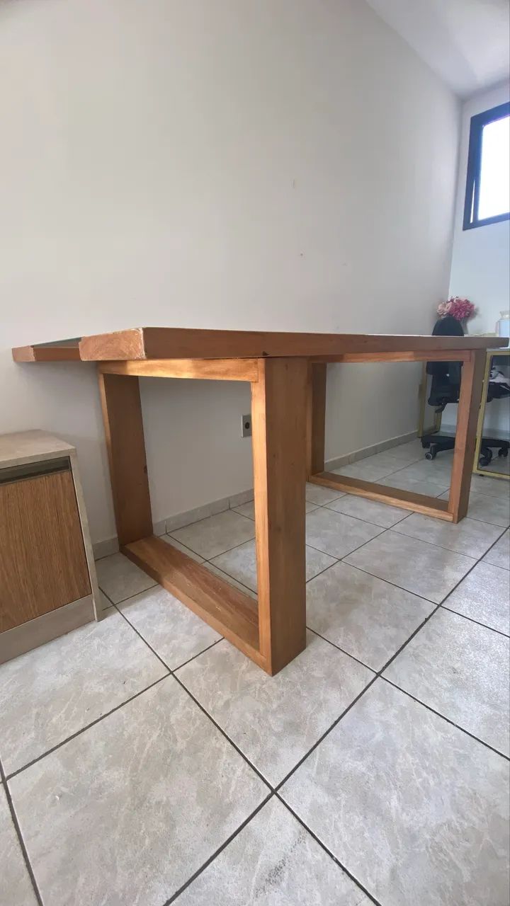 Mesa madeira maciça  - Foto 5