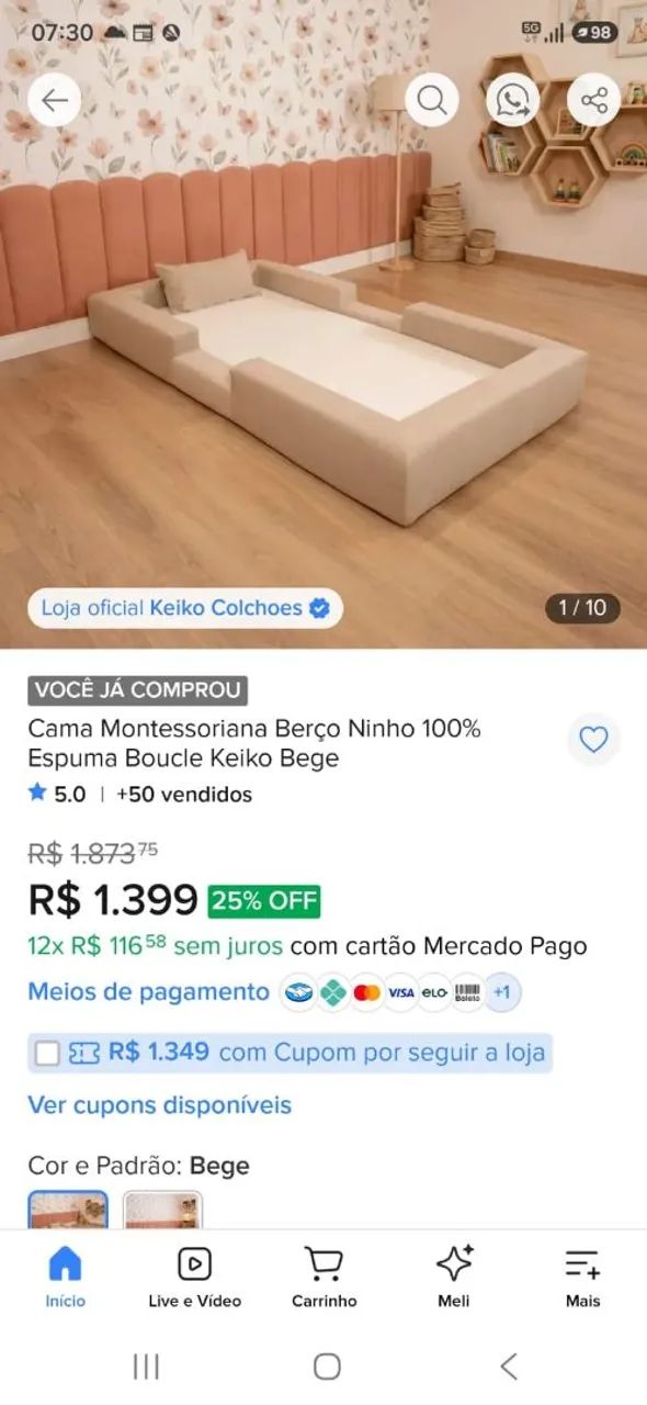Cama montessoriana - Foto 2