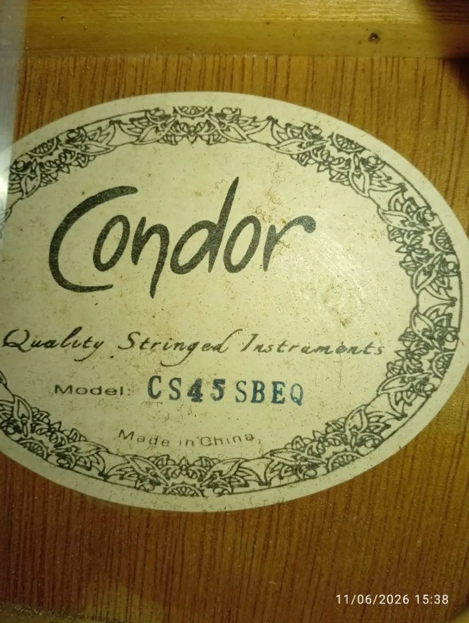 Violao condor  flat  CS45 - Foto 5