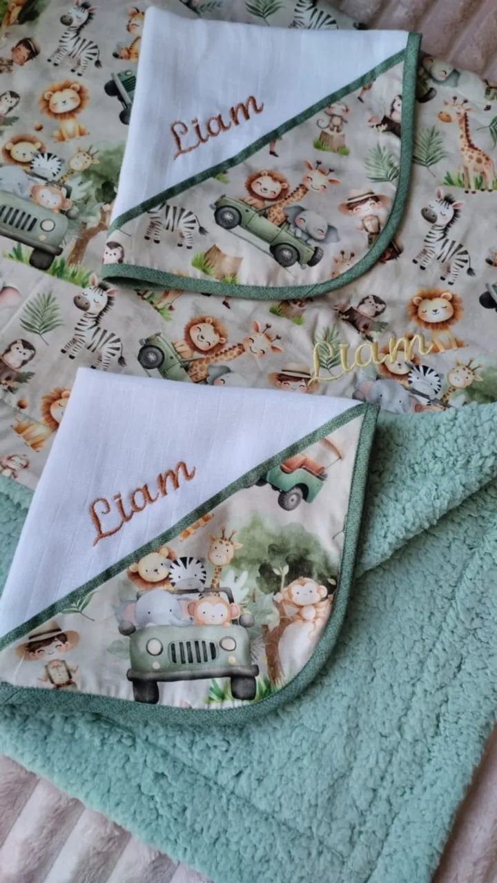 Enxolva de bebê personalizado