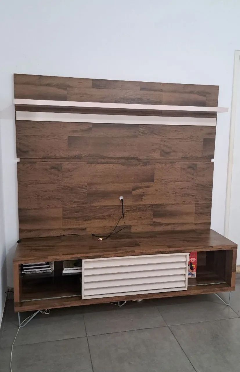 Painel para TV com Rack 