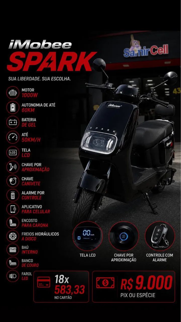 Moto Elétrica Spark 