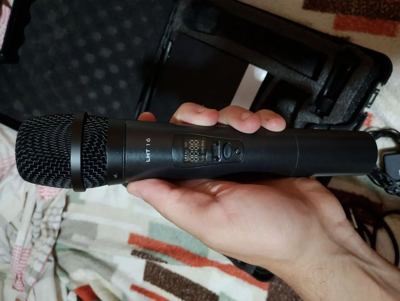 Microfone duplo sem fio  - Foto 2