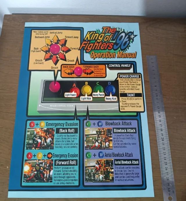 Material de divulgação original  The King of Fighters 96 SNK NEO GEO - Foto 2