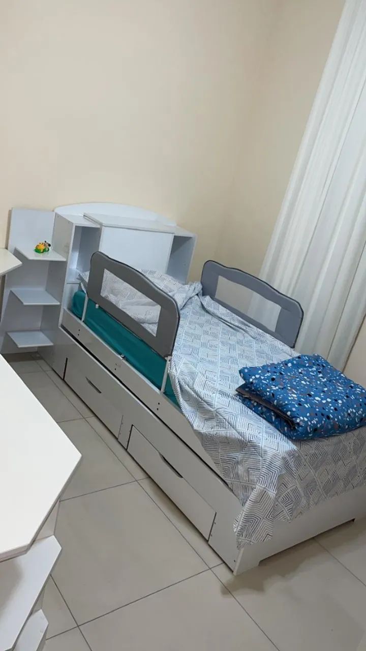 Venda Cama Bibox Solteiro Colorado