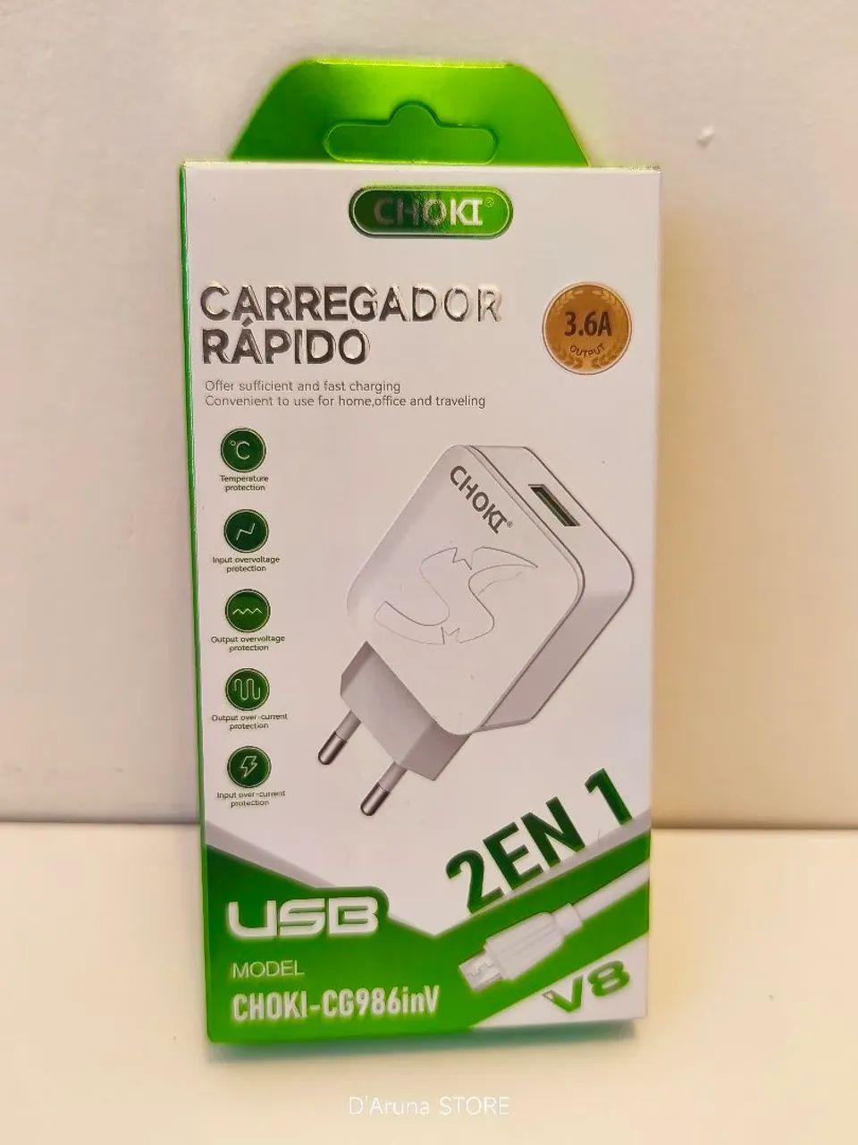 Kit Carregador micro V8  - Foto 2