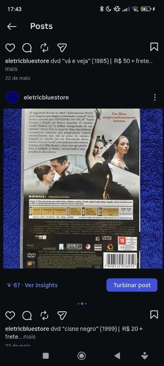 Cisne Negro (2004) - DVD - Foto 2