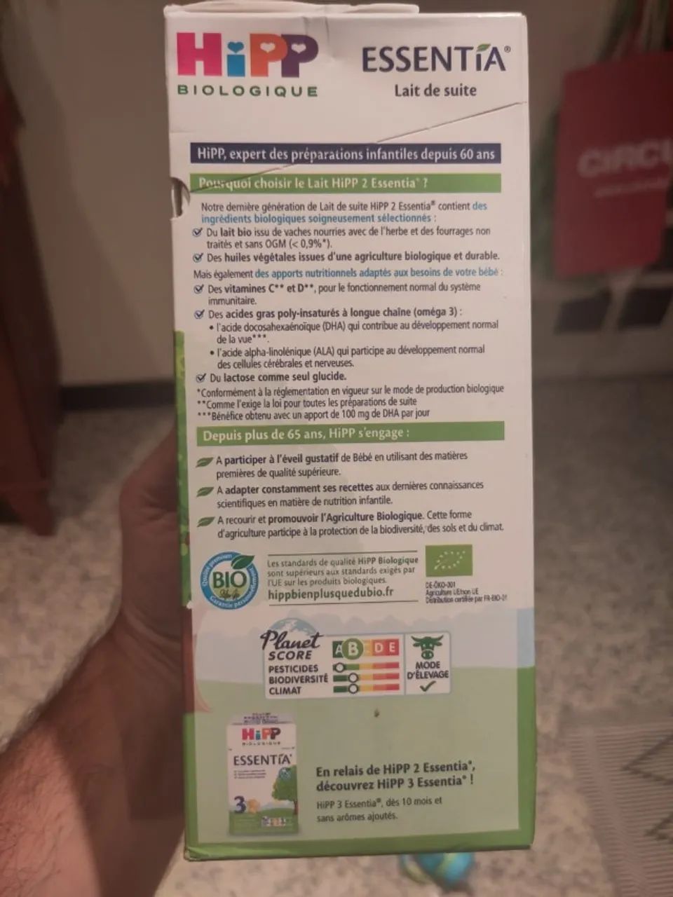 Formula bebe a partir de 6 meses Hipp organica - Foto 3