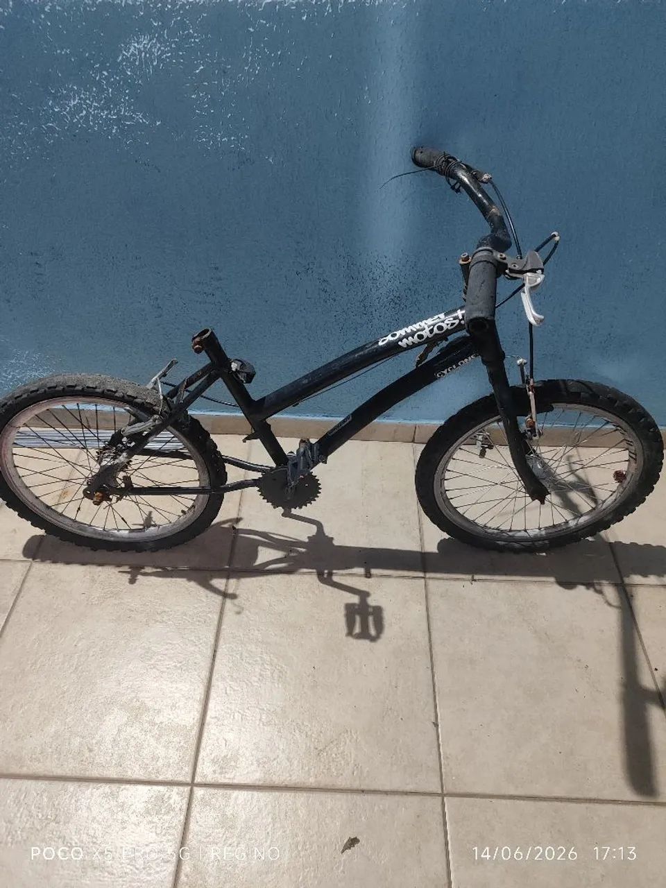 Quadro de bicicleta aro 20 com rodas aero reforçada e cubos de rolamento c - Foto 3