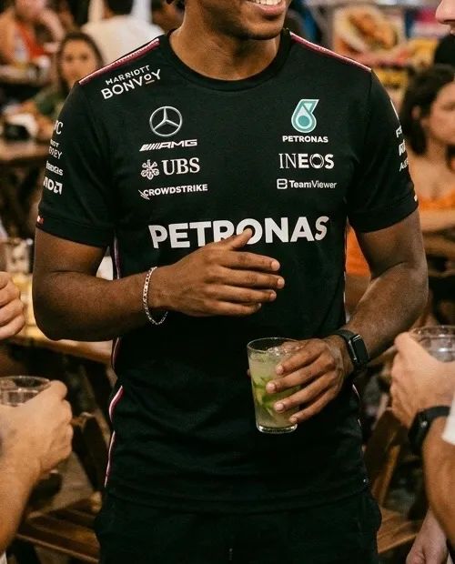 Camisa Mercedes - 44 Lewis  - Foto 3