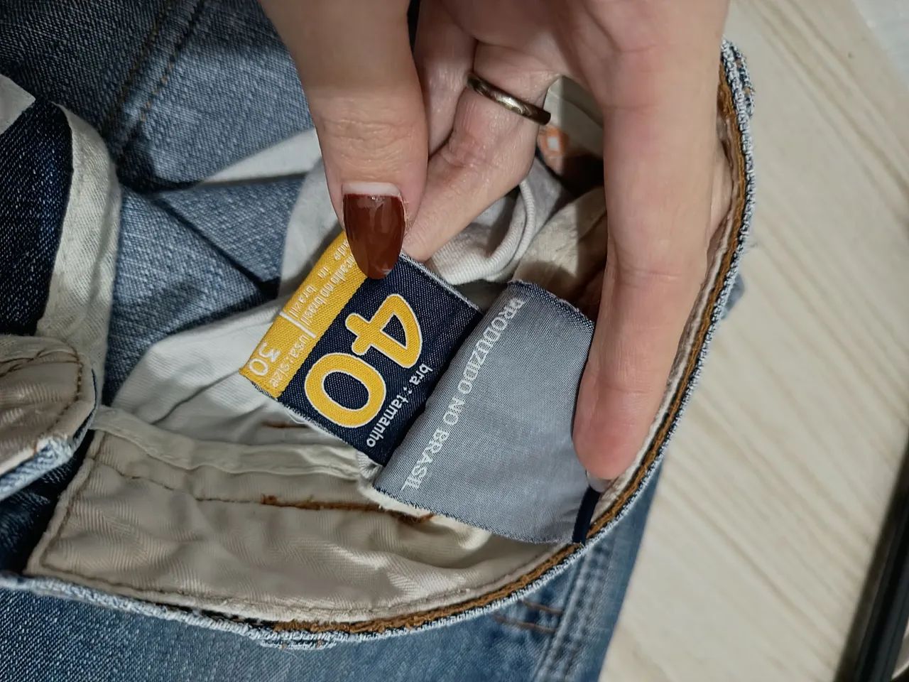 Calça jeans masculina operarock original Tam 40 - Foto 4