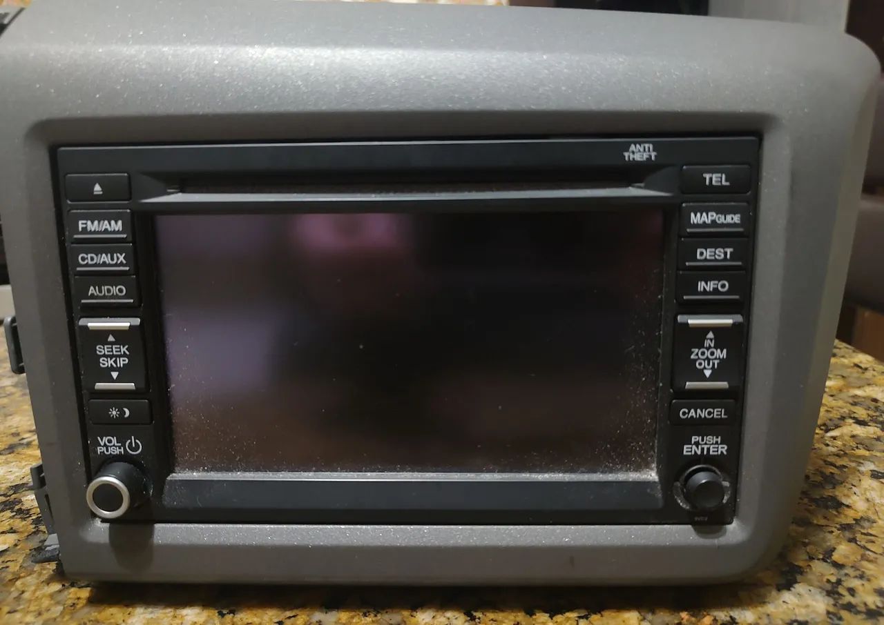 Multimídia Honda Civic 2014 exr danificado