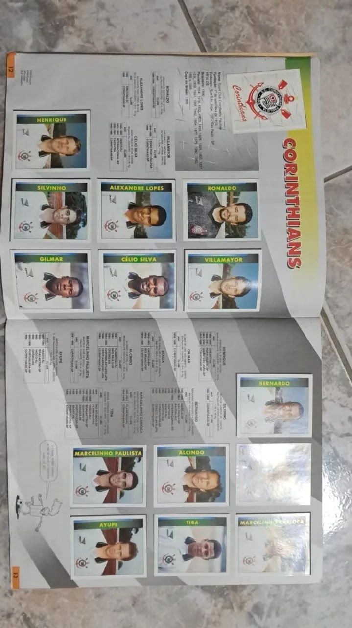 Álbum Campeonato Brasileiro 1996