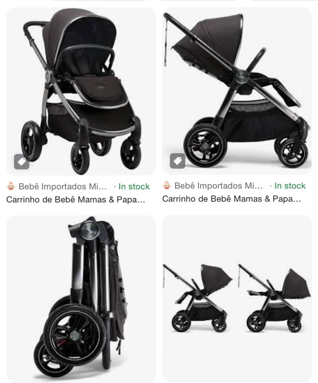 Carrinho de Bebê Mamas & Papas Ocarro