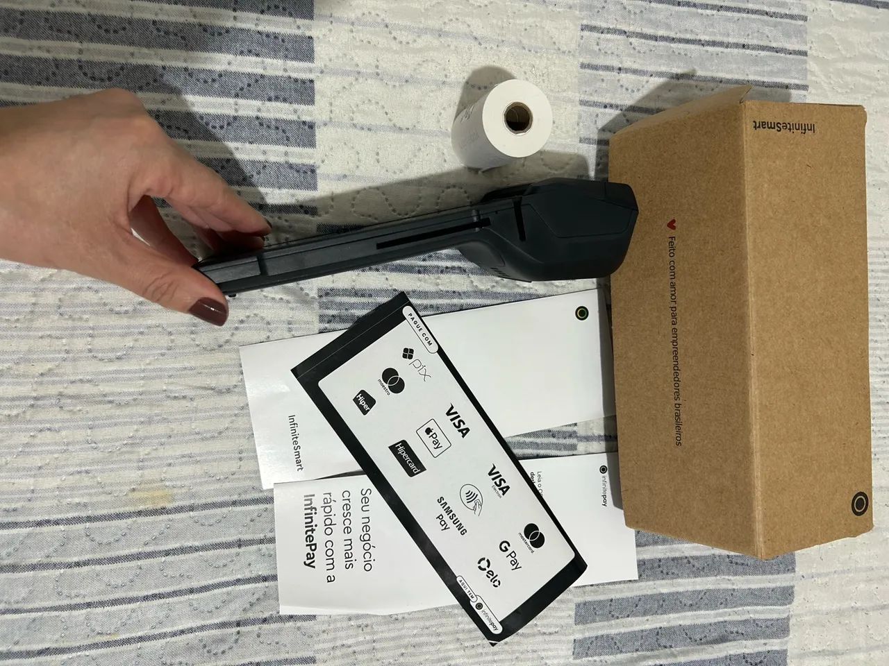 Maquininha smart InfinitePay - Foto 5