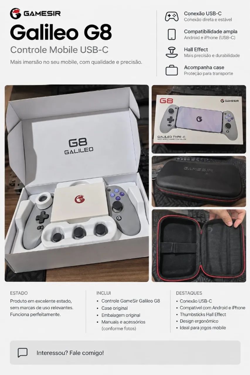 Galileo G8 + Case de Transporte