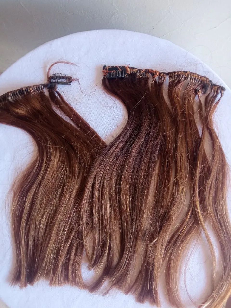Cabelo himano 30 cm, 2 telas - Foto 2