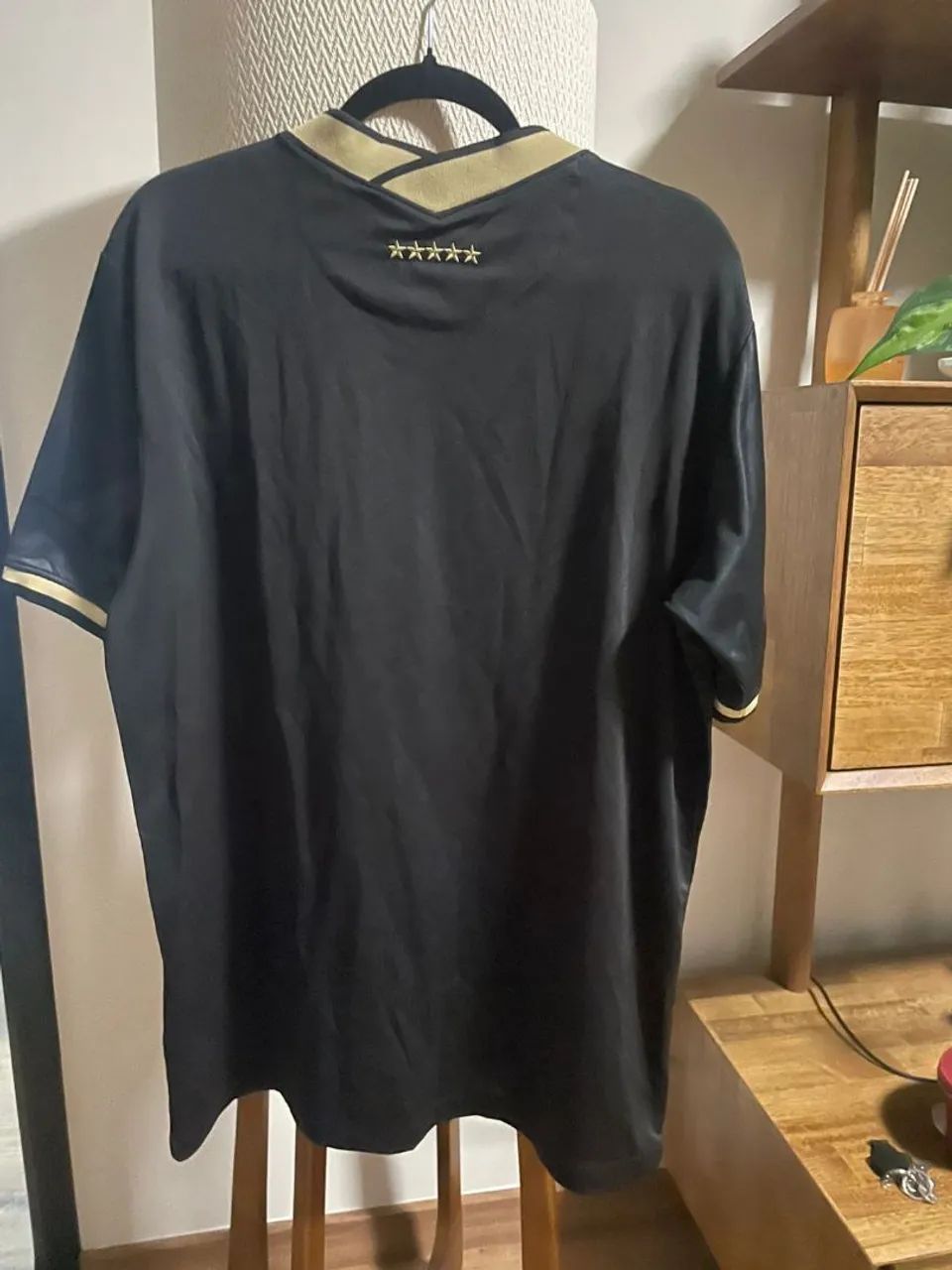 Camisa Seleção  brasil nike preta retro ( tam xxl) - Foto 3