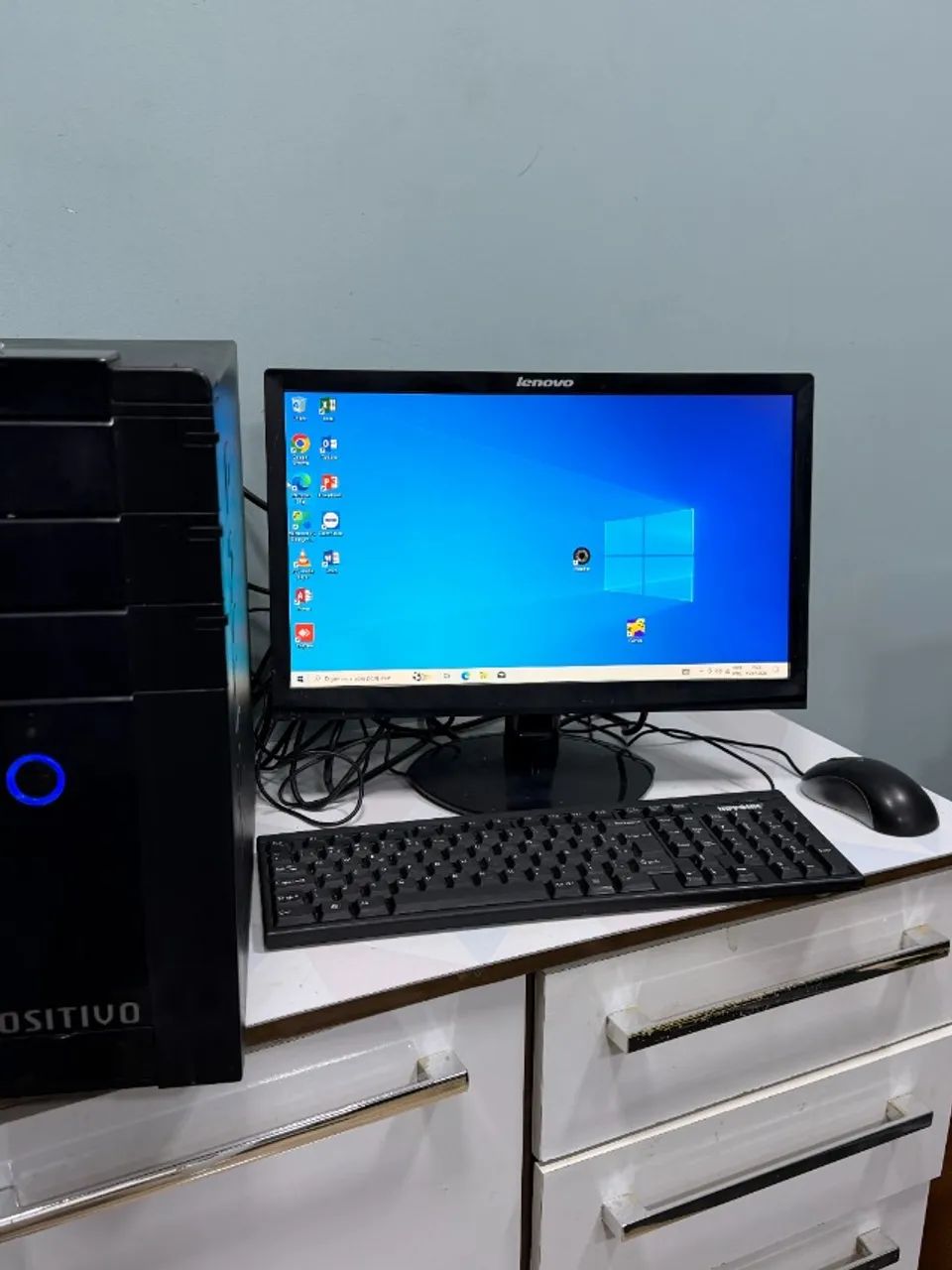 PC Completo Intel Core i3 com Monitor 19 + Teclado e Mouse   - Foto 3