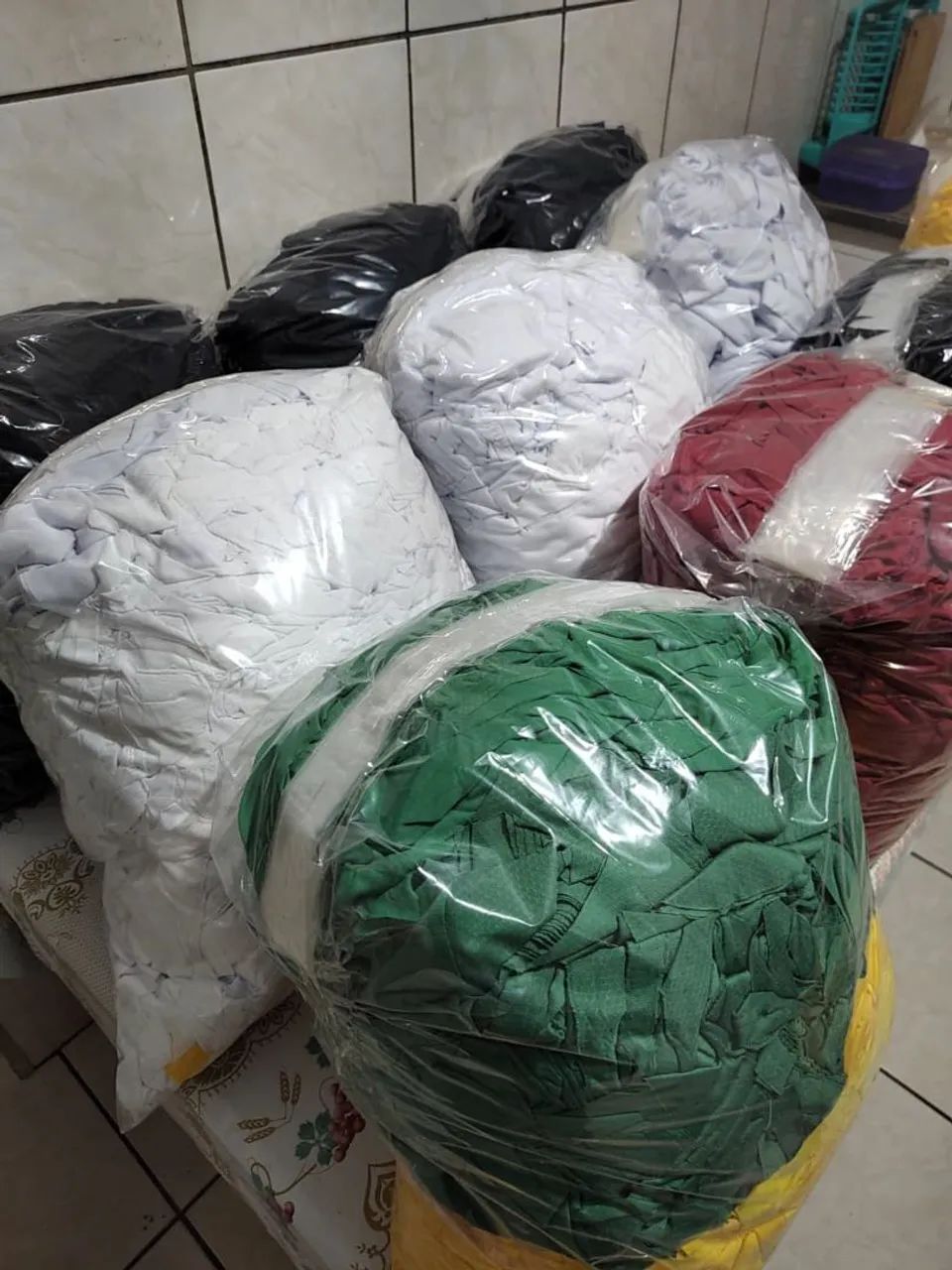 Sacos de retalhos malhas Dry Fit. - Foto 2
