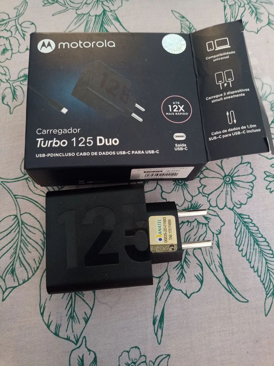 Vende se carregador Motorola 125 watts 