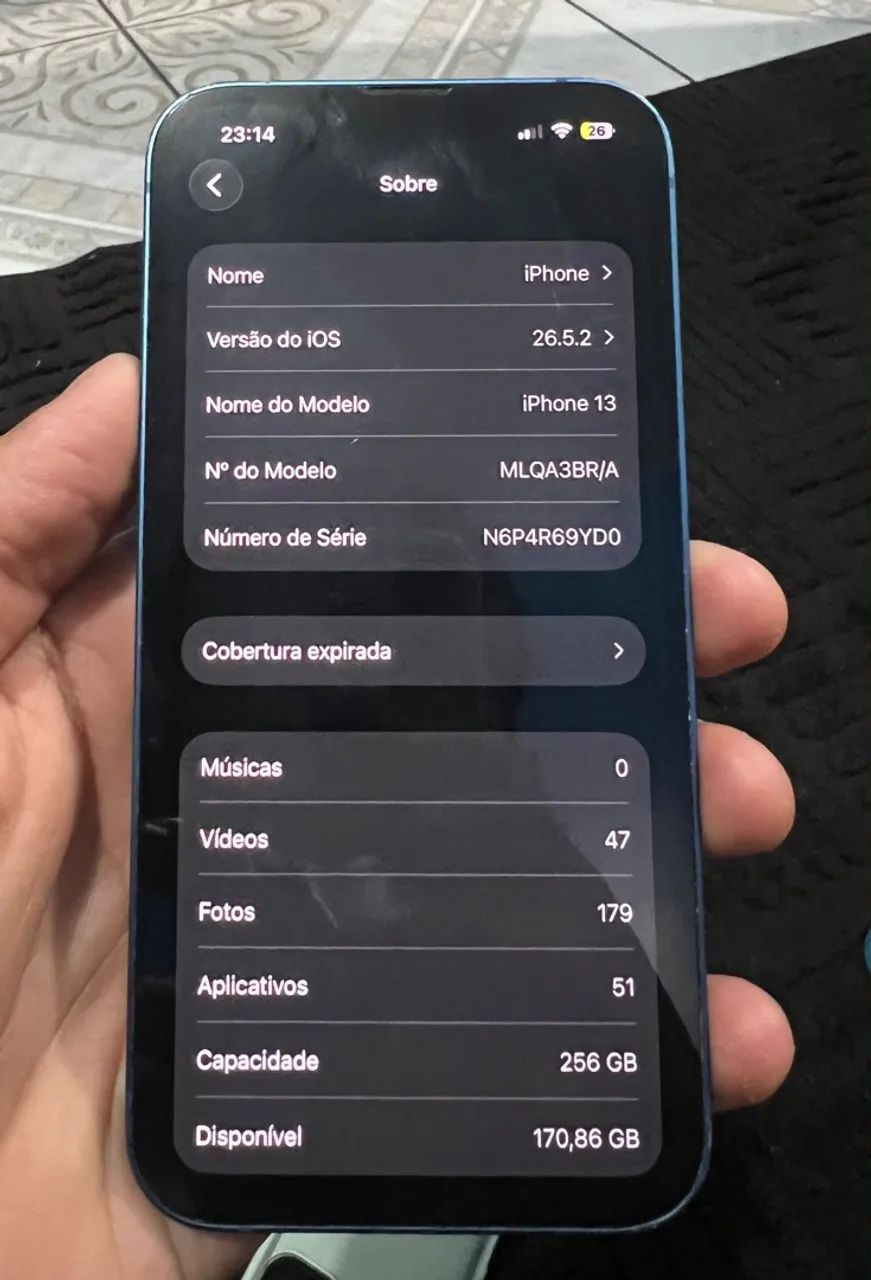 IPhone 13 azul 256gb - Celulares e Smartphones - Cidade Nova