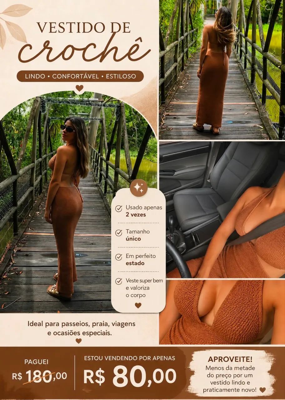 Vestido Crochê 