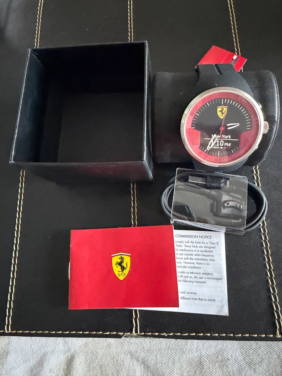 Relógio Ferrari Carregamento USB - Foto 4