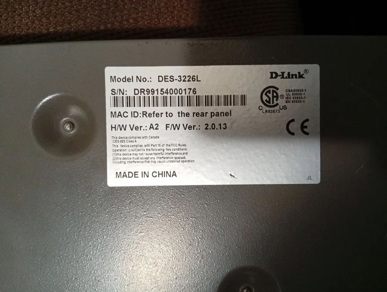 Switch 24 portas dlink 