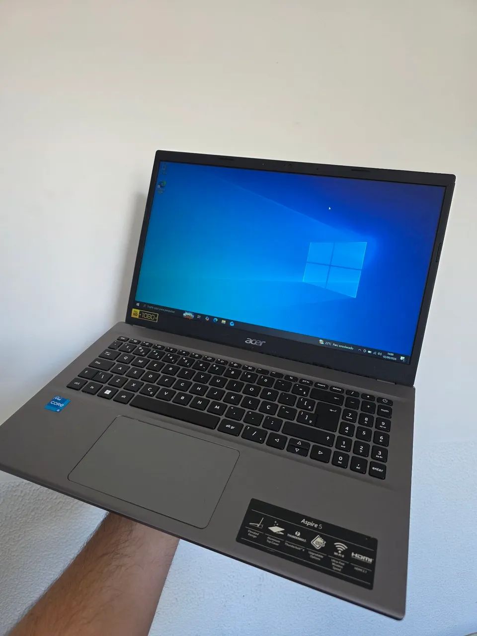 Notebook i5 12 geração + 8gb ram e SSD 256gb - Foto 2