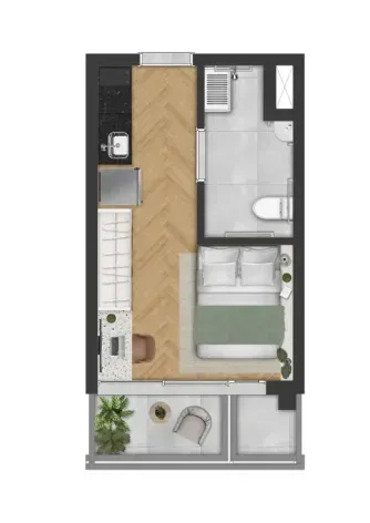 PLANTA 24m²