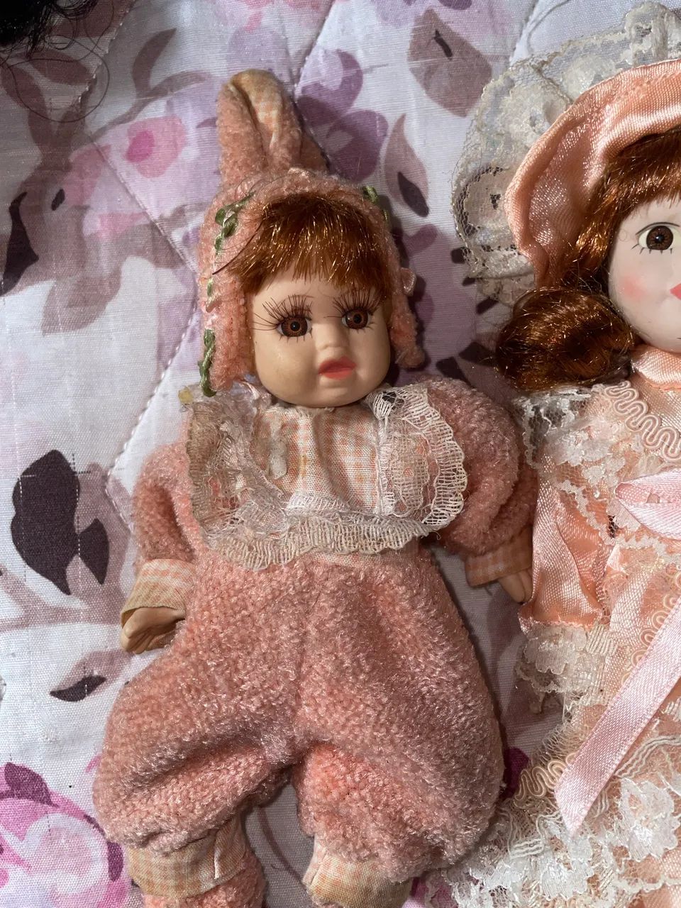 Trio de boneca de porcelana - Foto 3