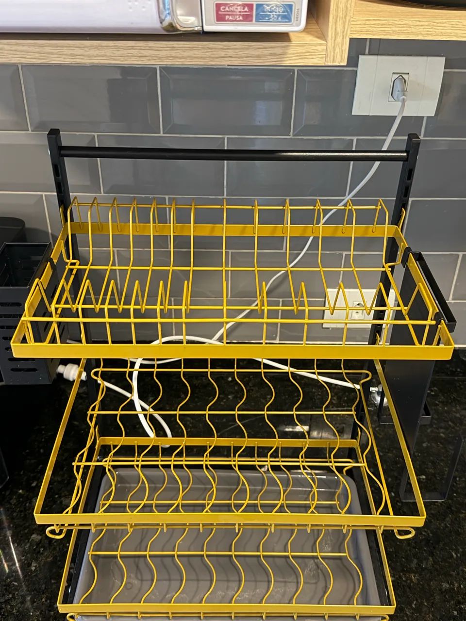 Escorredor de Pratos p/ Cozinha 3 Peças - Foto 2