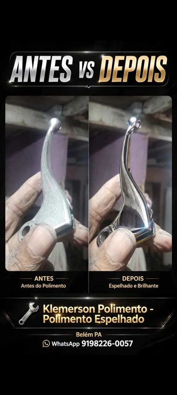 Trabalho com polimento espelhado 