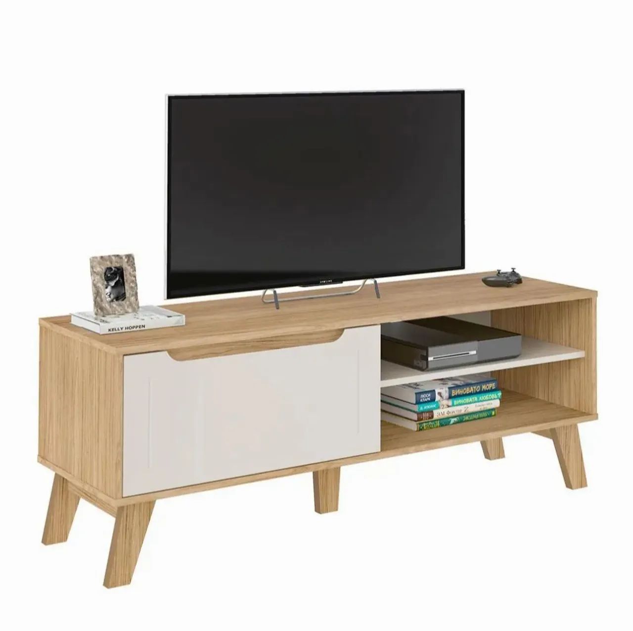 RACK BANCADA PARA TV ATÉ 55 POLEGADAS / NOVO/ ENTREGA GRÁTIS  - Foto 2