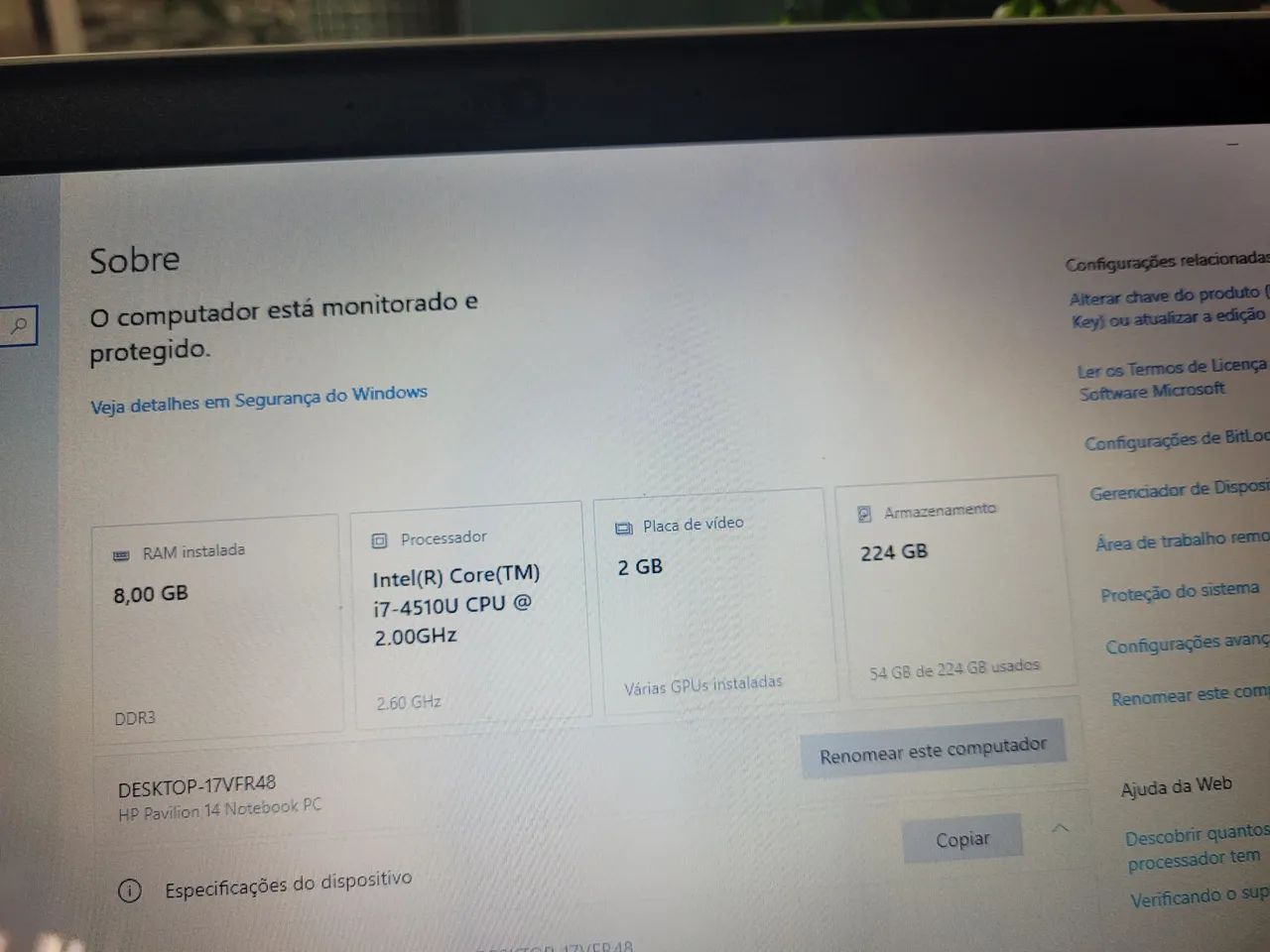 Notebook HP I7 - Foto 3