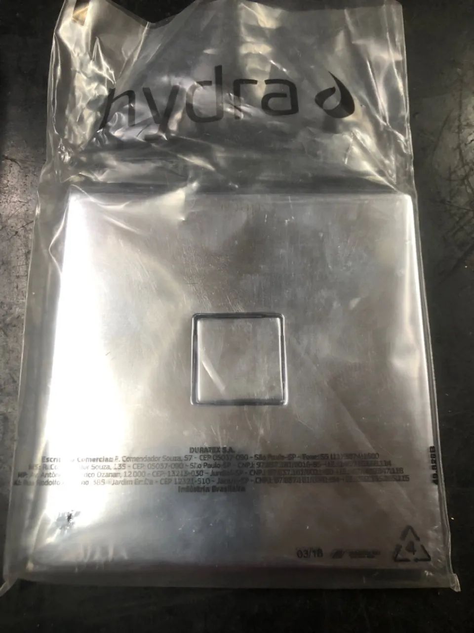 Acabamento para válvula seca slim