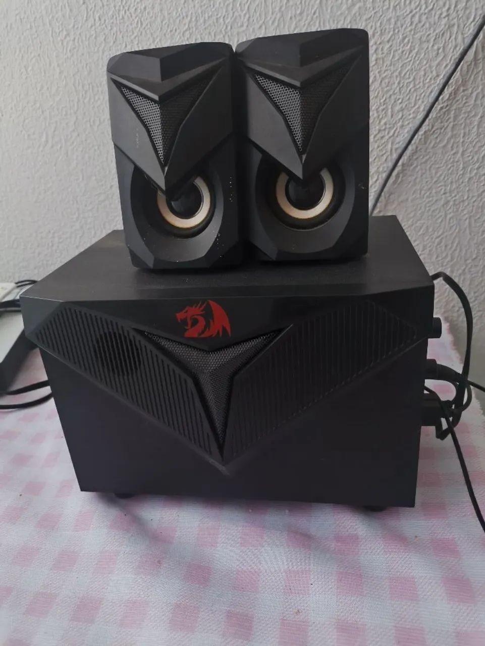 CAIXA DE SOM REDRAGON GS700 COM 2 SUBWOOFER - Foto 3