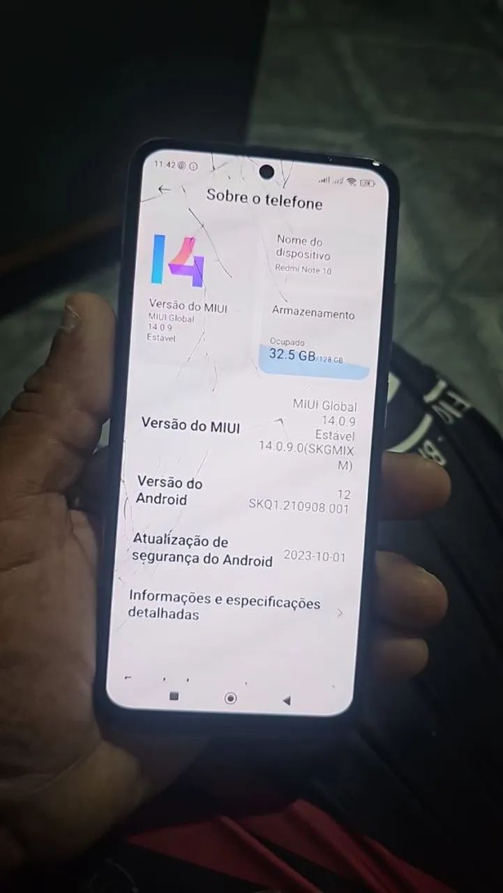 Celular note 10 128 gigas