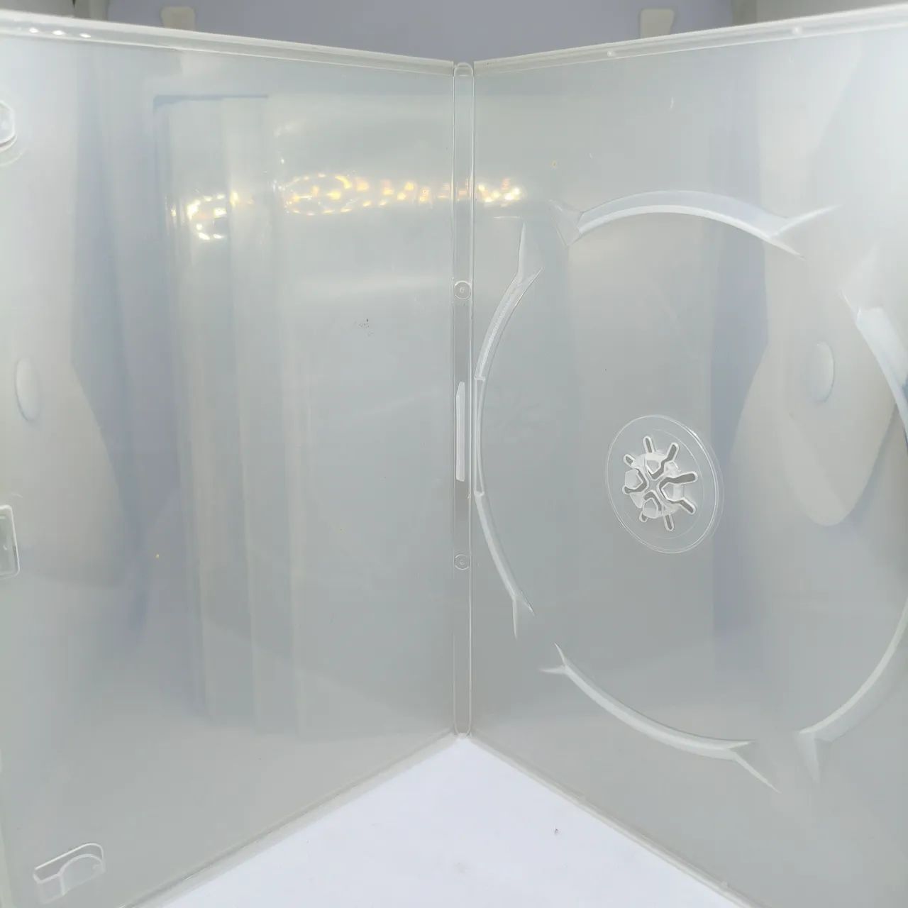 Lote 6 Cases Caixas para CD DVD Usadas Transparentes - Foto 4