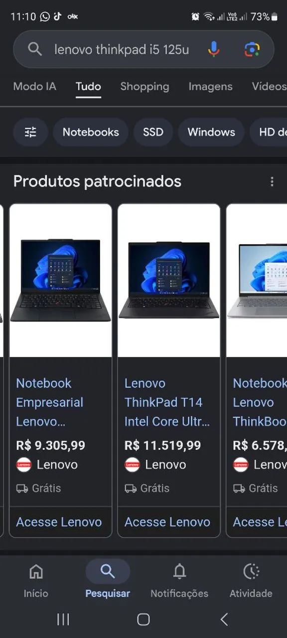 Notebook ThinkPad  - Foto 5