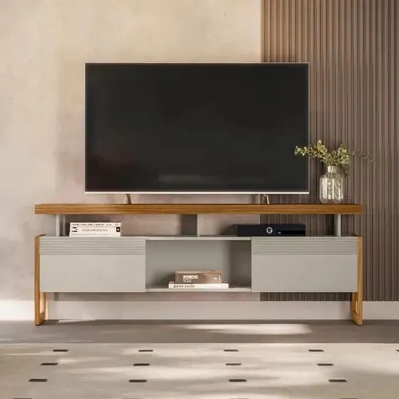 Rack Esmeralda Linea Brasil, ideal para TVs até 70 Polegadas - Entrega Imediata; - Foto 2