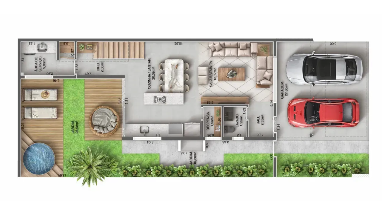 PLANTA 132m²